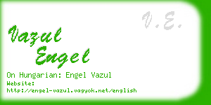 vazul engel business card